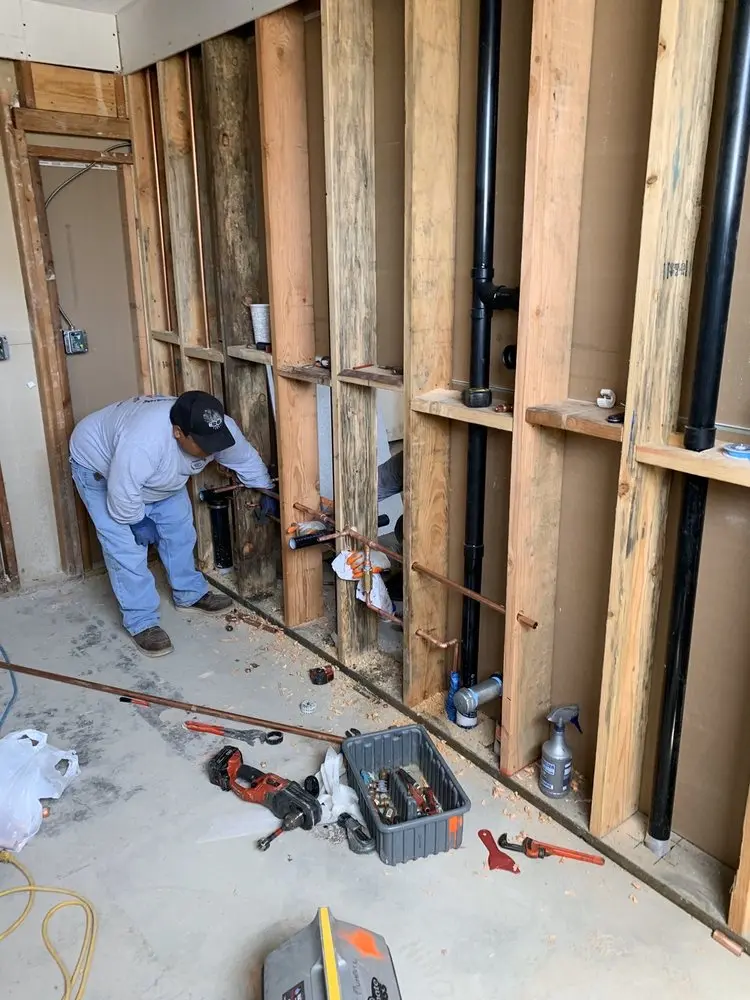 Commercial rough-in plumbing for Water Heater Replacement in Seldersville